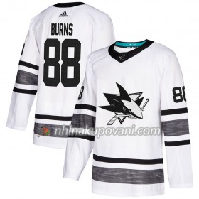 San Jose Sharks Dresy Brent Burns 88 Bílá 2019 NHL All-Star Adidas Authentic - Pánské